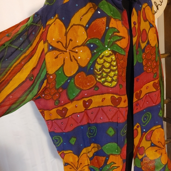 Sandy Starkman Tropical Inspired Shirt - Picture 7 of 9